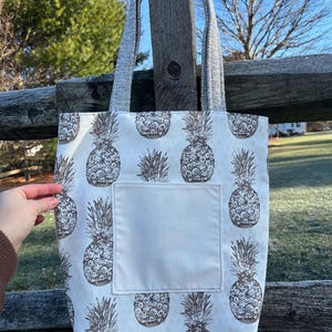 sac fourre-tout ananas