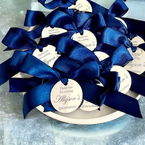 Etichetta personalizzata per i 16 anni, etichetta per il giorno della Quinceañera, etichetta rotonda, etichetta con nome in argento, decorazione per bomboniere, etichetta acrilica personalizzata con cerchio dorato, etichette per feste con specchio