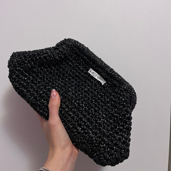 Crochet clutch “GLAMOUR BAG”