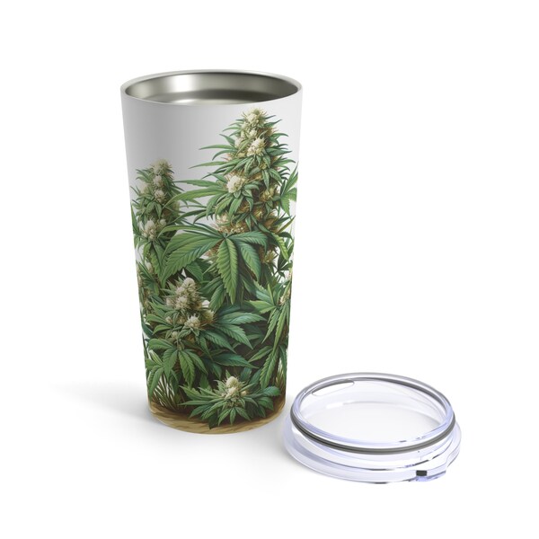 Weed Tumbler 20oz, Steel Tumbler, Cannabis Tumbler, Becher mit Deckel, Mariuhana, Isolierter Becher, Thermosbecher, 420, travel tumbler