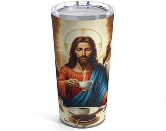 Last Supper Stainless Steel Tumbler, Religious Gift (20oz)