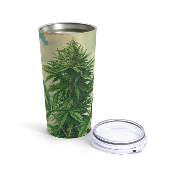 Weed Tumbler 20oz, Steel Tumbler, Cannabis Tumbler, Becher mit Deckel, Mariuhana, Isolierter Becher, Thermosbecher, 420, travel tumbler