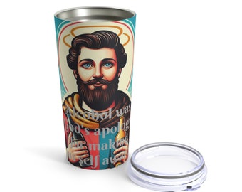 L'alcool était l'excuse de Dieu pour nous avoir fait prendre conscience de nous-mêmes, gobelet en acier 20 oz, gobelet à alcool, gobelet drôle, shaker à alcool, cadeau de fête, Dieu