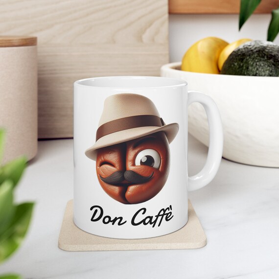 Mug - Idée cadeau - Paon 3D - Céramique blanche - 11 oz - Sans BPA et plomb - Maison