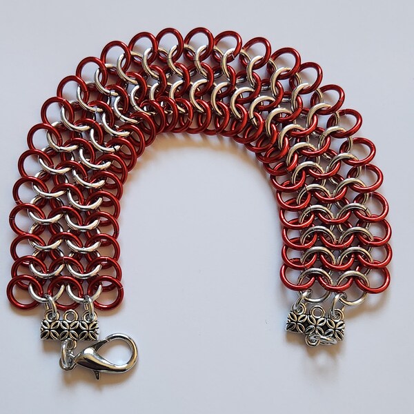 European Weave Chain Maille Bracelet