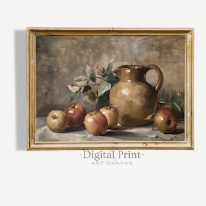 Tableau Déco Cuisine Still Life – Encadré Et Sous-verre, Format 20x25 Cm