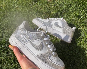 Bedazzled rhinestone Custom Airforce1s