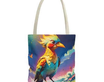 Bird Tote Bag, Feathers Tote Bag, Nature Tote Bag, Anime Tote Bag, Birthday Gift, Women Tote Bag, Men Tote Bag