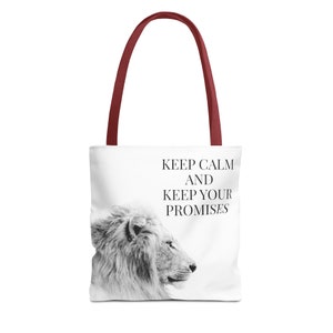 Wild Elegance Tote Bag, Katachtige Liefde Tote Bag, Empowering Lion Tote Bag, Dieren Tote Bag afbeelding 3