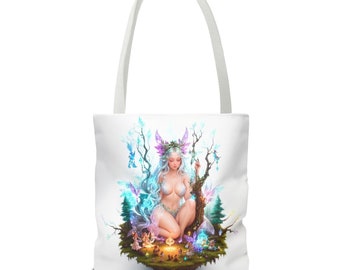 Betoverde bos Tote Bag, speeltuin Tote Bag, jonge Fairy Tote Bag