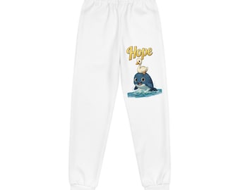 Hope Narwhal Wave Joggers | Youth Joggers