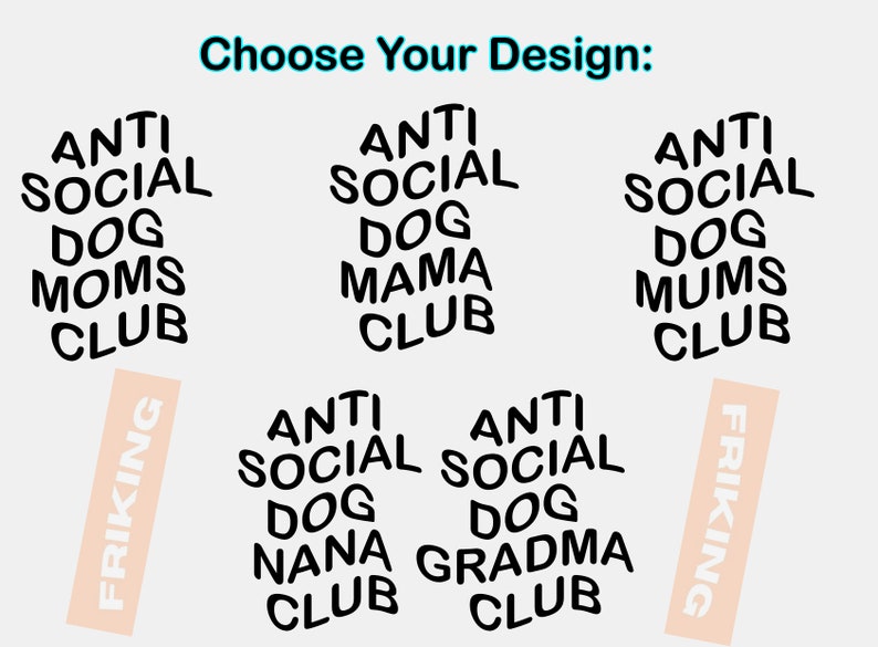 Anti Social Dog Mom Club Hoodie for Women, Personalised Dog Hoodie Gift, Personalisable Dog Mom Hoodie, Custom Dog Mama Sweatshirt Gift Idea image 9