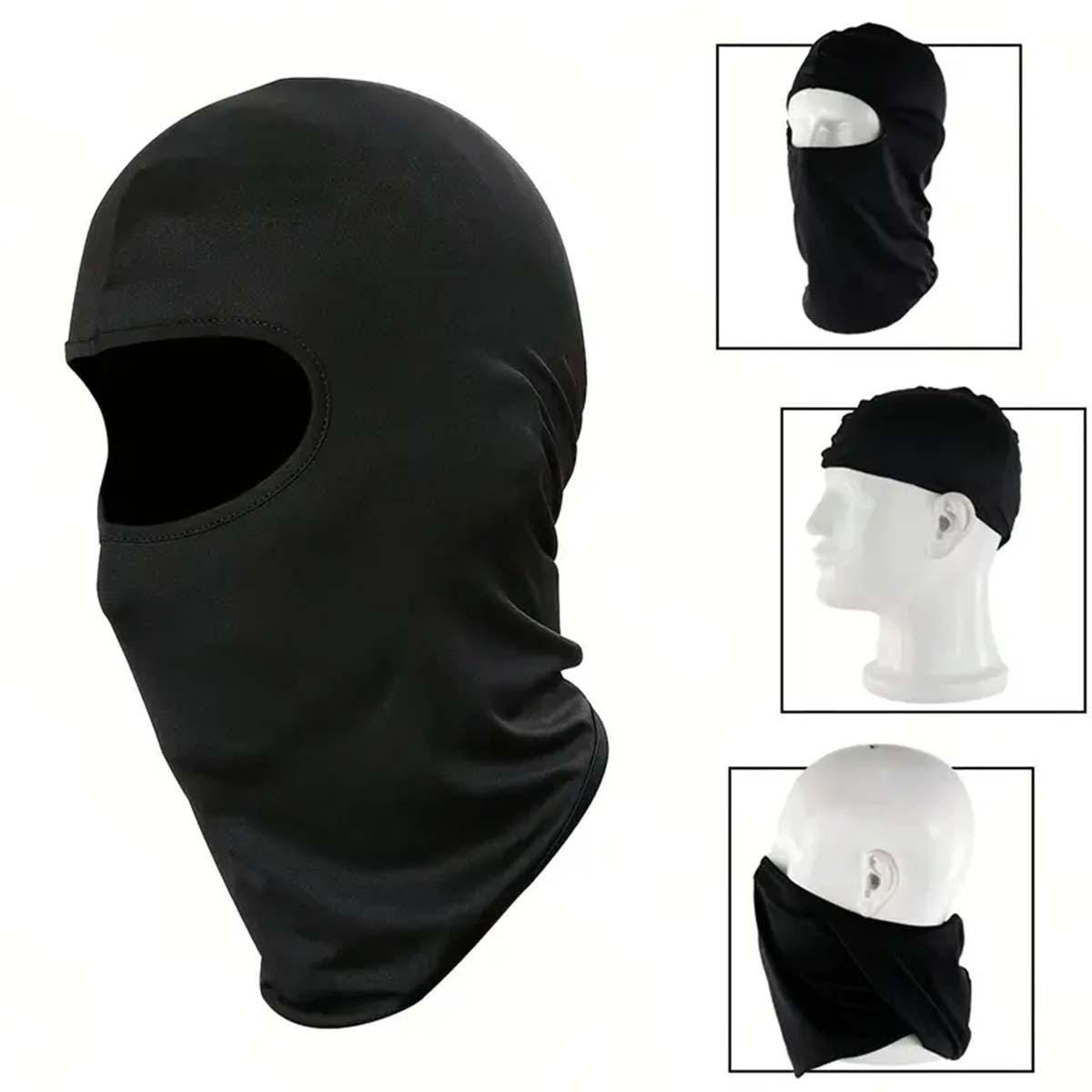 Hat With Mask Full Face Mask Ski Balaclava/ski Mask - Various Colours - Knitted ...