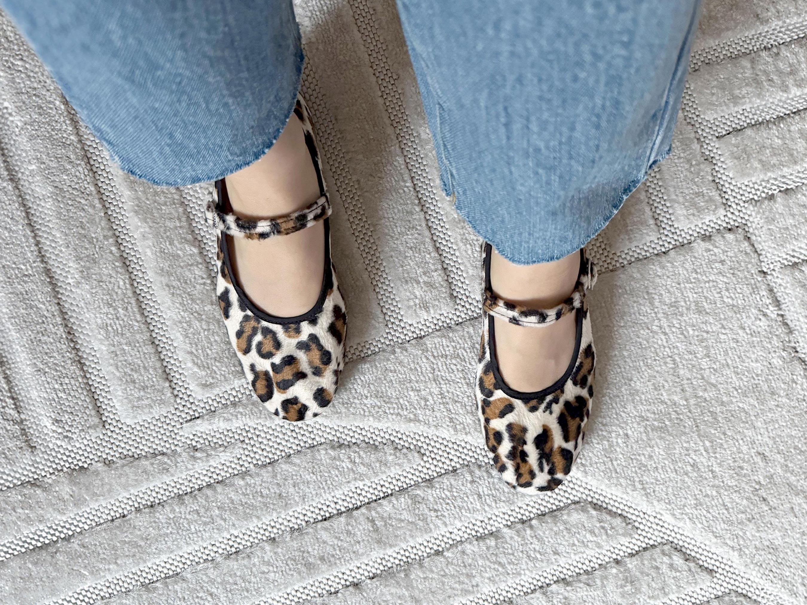 Leopard Mary Janes
