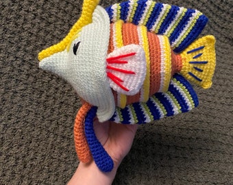 Handmade Angelfish Plushie