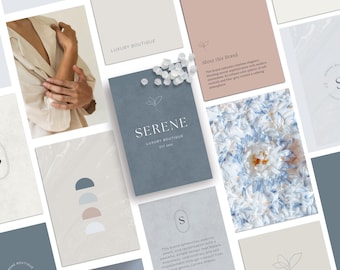Business Branding Kit: Luxury Brand Logo, Business Card, Color Palette, Email Signature Template, Brand Identity Kit, Brand Board