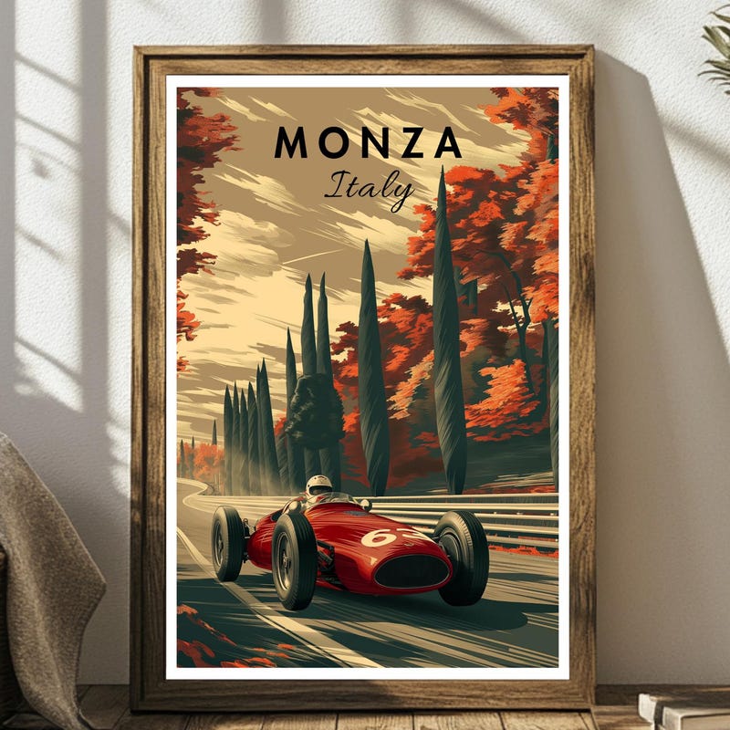 Maserati Vintage Poster - Etsy UK