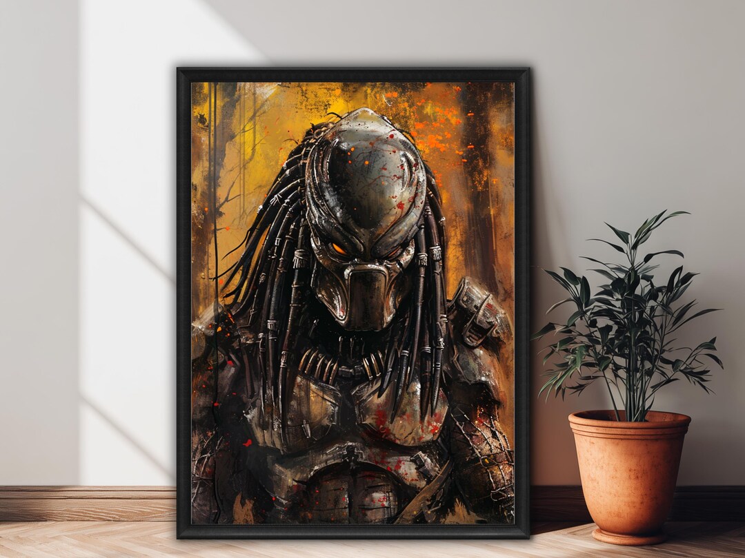 Predator Movie Poster Giclée Art Print – Sci-fi Wall Decor, Yautja ...