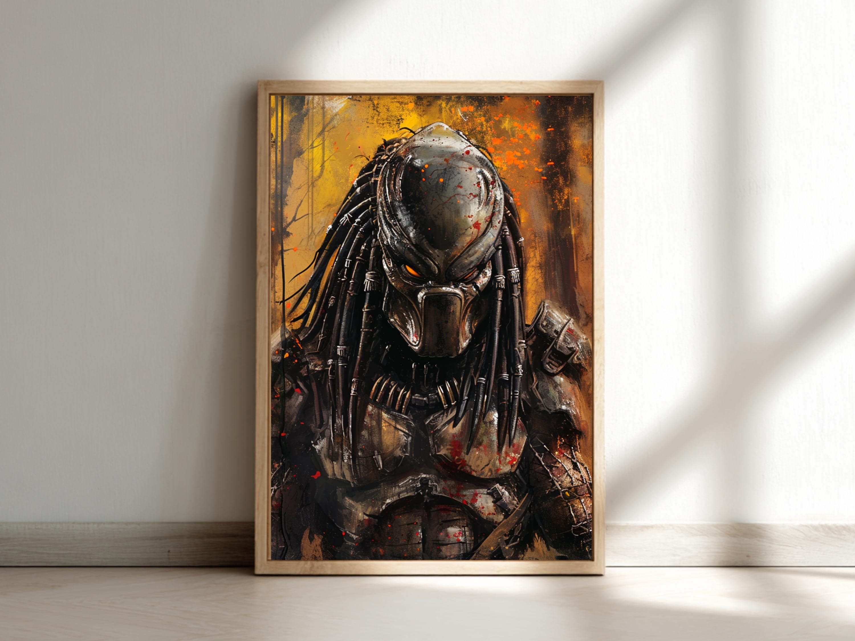 Predator Movie Poster Giclée Art Print – Sci-fi Wall Decor, Yautja ...