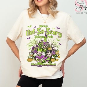 Mickey&#39;s Not So Scary Halloween Party Shirt, Vintage Disney Halloween Shirt, Halloween Family Matching Shirts, Disney Halloween Trip Shirt