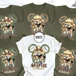 Custom Animal Kingdom Family Matching Shirts, Disney Animal Kingdom Tshirt, Hakuna Matata, Animal Kingdom Custom Name Shirts, Magic Kingdom