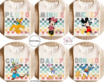 Disney All Characters Custom Shirts, Mickey And Friends Shirt, Disney Parks Shirt, Matching Family Vacation Tee, Disneyland Disneyworld Trip