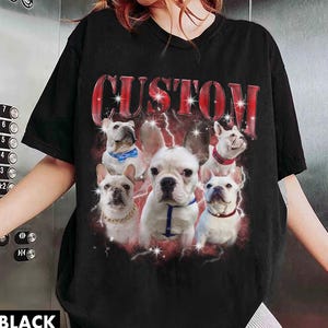 CUSTOM Bootleg Rap Pet Shirt, Custom Pet Photo Shirt, Vintage Graphic 90s Tshirt, Custom Your Own Bootleg Idea Here, Insert Your Design