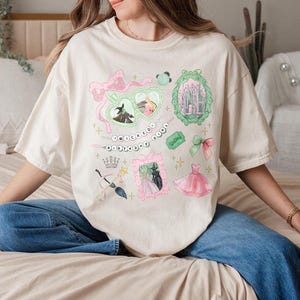 Personalized Coquette Wicked Movie Inspired Birthday Comfort Colors Shirts, Changed For Good Shirt, Wizard Of Oz Tee, Wicked Birthday Gifts