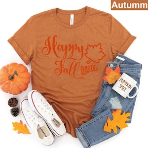 Happy Fall Yall Thanksgiving Shirt, Funny Thanksgiving Women&#39;s Thankful Fall Shirt, Thanksgiving Gift Happy Thanksgiving Outfit