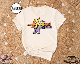 Retro Disney Hannah Montana Logo Shirt, Hannah Montana Tee, WDW Magic Kingdom Disneyland Family Birthday Gift, Disney Girl Trip 2025