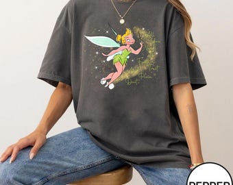 Disney Tinkerbell Comfort Colors Shirt, Disney Princess Tinkerbell T-Shirt, Disney Girl Trip Shirt, Disney Matching Tee Magic Kingdom Shirt