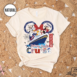 Benutzerdefinierte Disney Cruise 2025 Shirt, benutzerdefinierte Disney Cruise Familie Passendes Shirt, Disney World Shirts, Disney Familienurlaub, Micky und Freunde