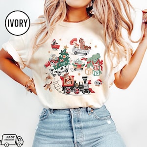 Disney Christmas Toy Story Christmas Lights Watercolor Shirt, Mickey Very Merry Christmas Party , Christmas Tree, You&#39;re Got A Friend In Me