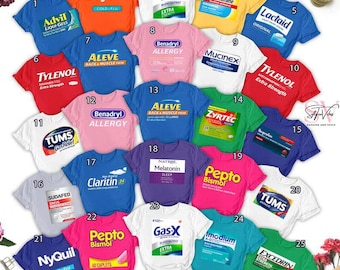Pharmacy Halloween Costume Shirts, Medical Matching Family Shirts, Halloween Nurse Costume Party Tee, Doctor Group, Pharmacy Shirt For Team