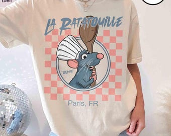 Retro Ratatouille Comfort Colors Shirt, Vintage Ratatouille Gusteau's Shirt, Remy Anyone Can Cook Tshirt, Little Chef Shirt, Remy Shirts