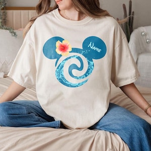 Disney Moana Custom Name Shirt, Moana Family Comfort Colors Shirts, Disney Moana Shirts, Moana Mickey Ears Shirt, Moana birthday Girl