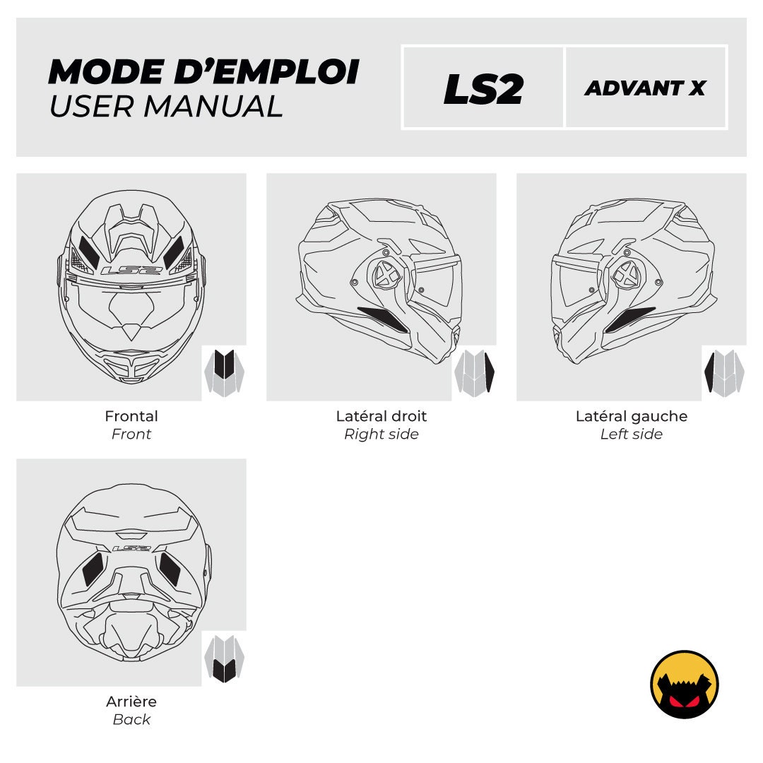 Autocollant Shark Stickers Réfléchissants Pour Casque Moto Shark Spartan RS Shark Autocollant