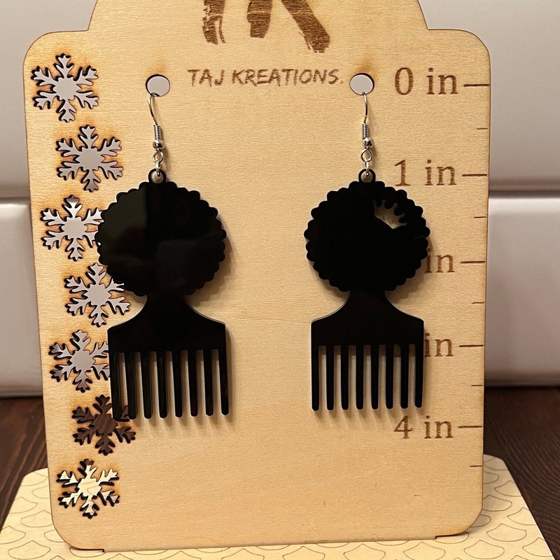 Afro Earrings - Etsy