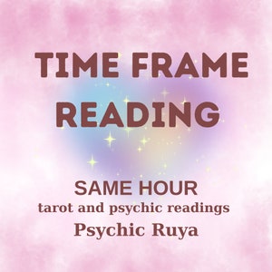 1 Hour Delivery,Time Frame Reading ,Accurate Psychic,Psychic Clairvoyant, Divination, Fortune Teller Future Predictions