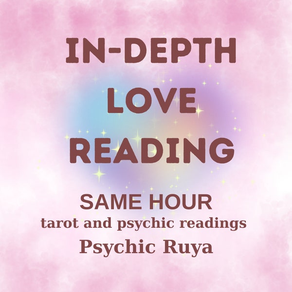SAME HOUR- In depth love reading-Psychic love reading-Tarot reading