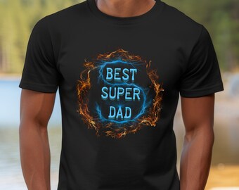 Best Super Dad Gift, Mens Clothing for Him, Husband Shirt, Anniversary Gift for Dad, Summer Clothing - Fathers Day Gift - Dad Tees