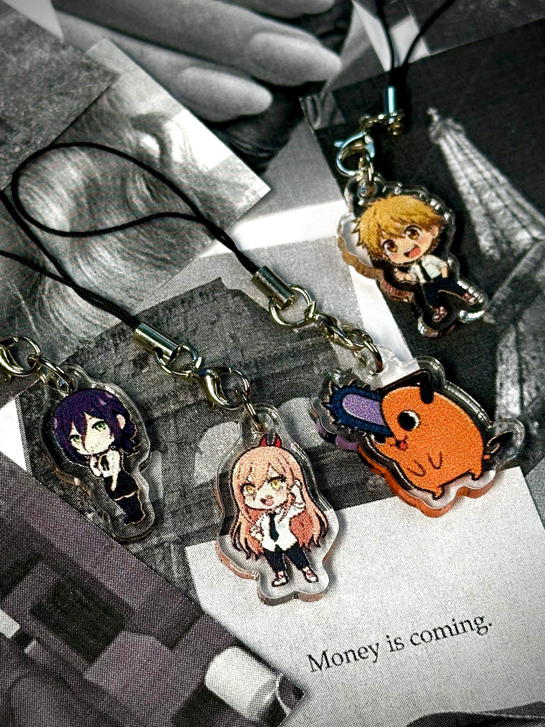 Chainsaw Man Power Keychain - Etsy