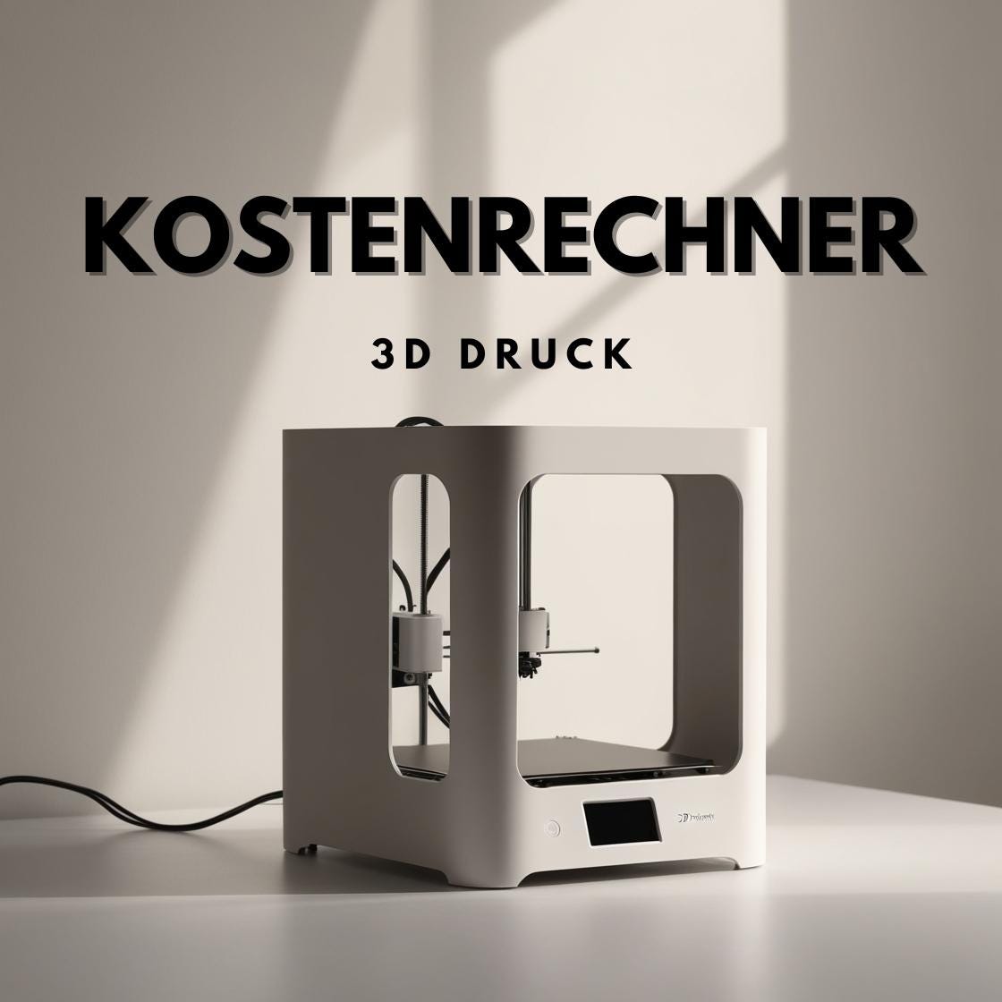 3D Printing Calculator Cost Calculator for 3D Printing Price Calculator I EXCEL I DE/ENG
