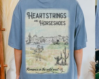 Cowboy Romance Book Merch, Wild West Themed Shirt