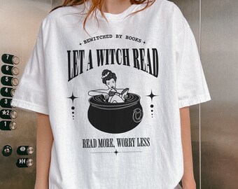 Witchy Reading Shirt | Dark Romance Reader Tee | Dark Academia Book Merch