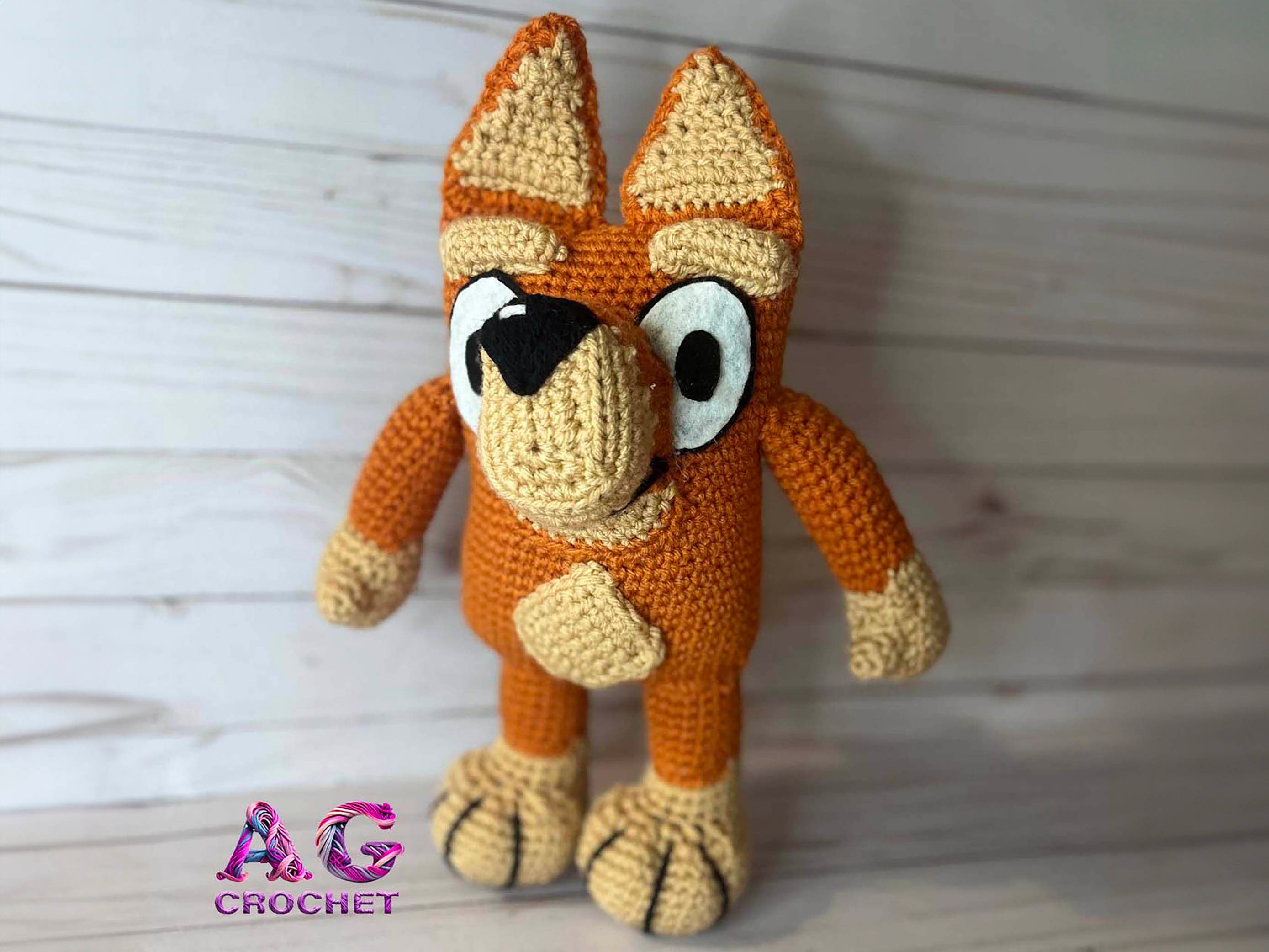 Blueys Friend Rusty Amigurumi Crochet Pattern - Etsy