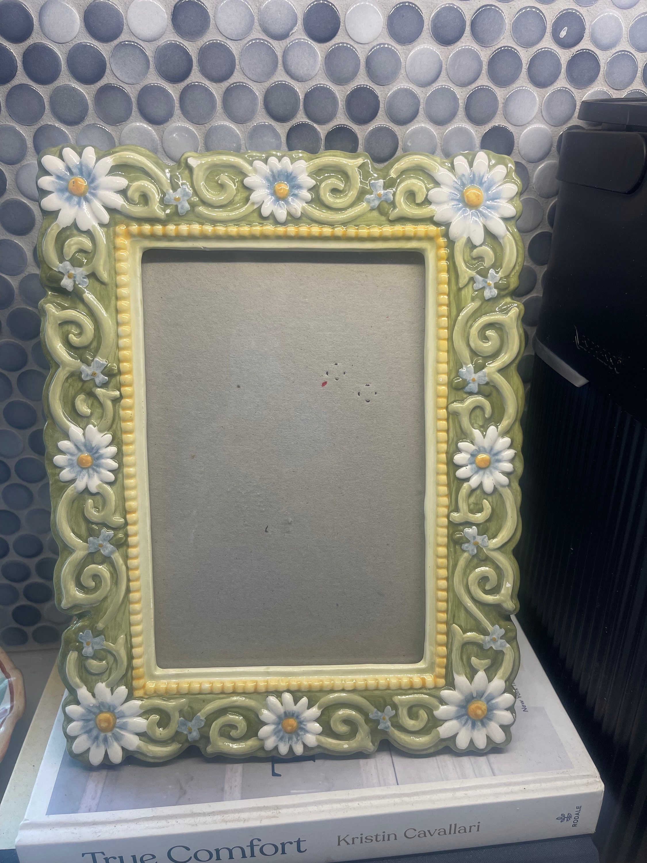 Green Flower Border Picture frame