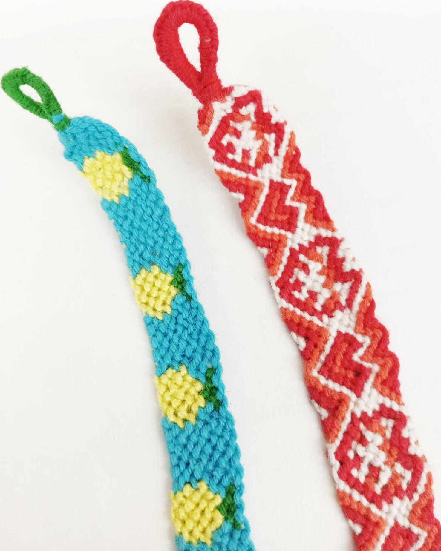 Bracelet Macramé Tressé Main En France - Fil Ciré Résistant à L'Eau - Ajustable Et Unisexe - Couleurs Drapeau (Italie, Algérie...)