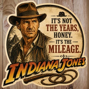 Indiana Jones Decal - Etsy