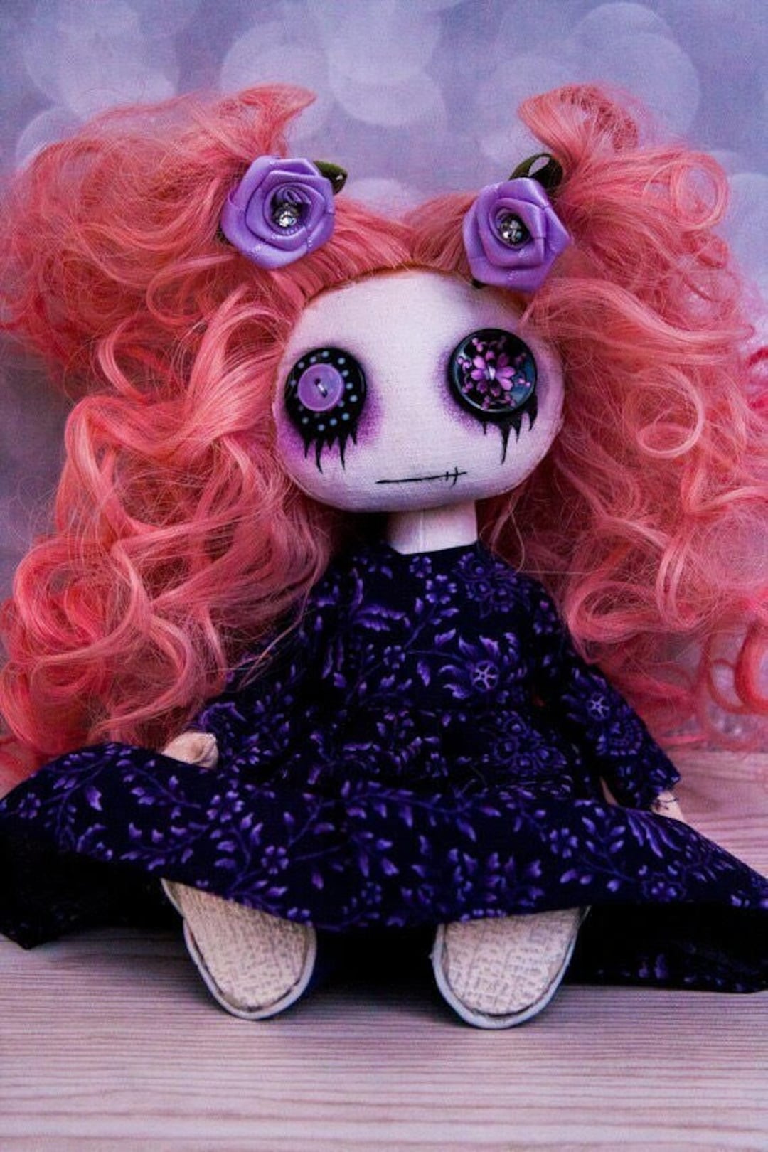 創作人形　rosycraft_doll 魔女風コートで 創作人形 rosycraft_doll 魔女風コートで